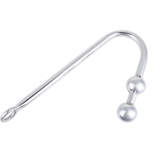 Anal Hooks Two Pleasurable 4417 Balls Stainless Steel Hook Anal 0723